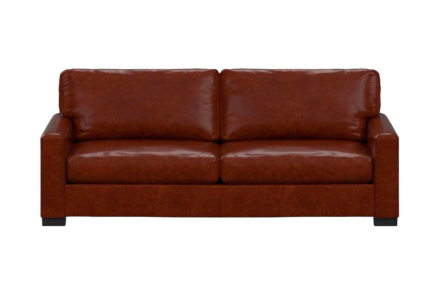 Pottery Barn Turner Square Arm Leather Sofa