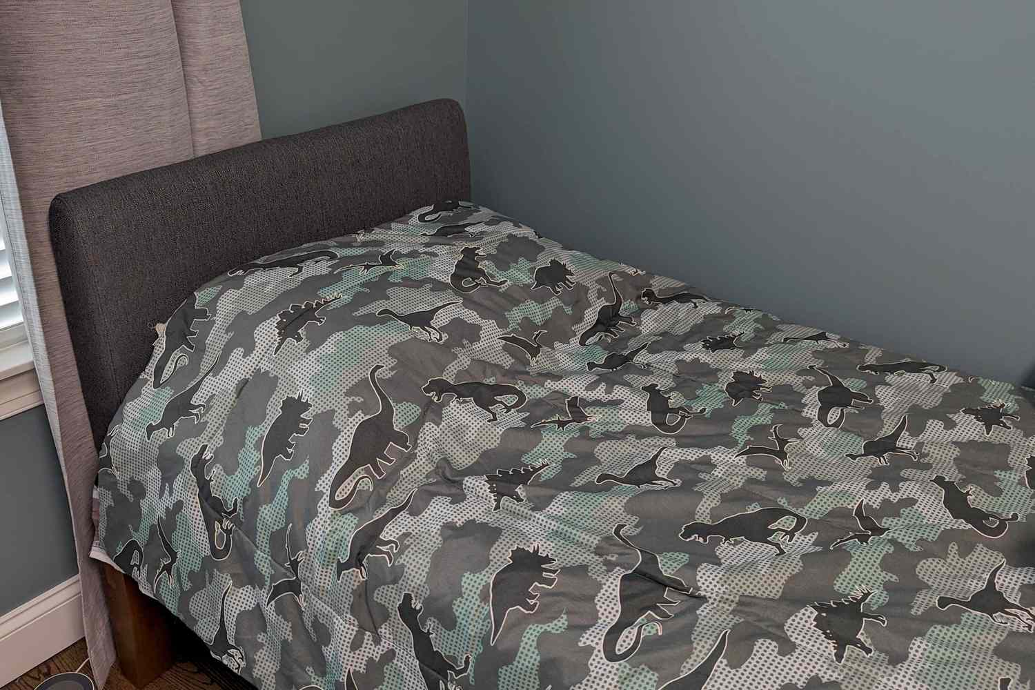 Thuma The Bed with a mattress and blanket on it in a bedroom