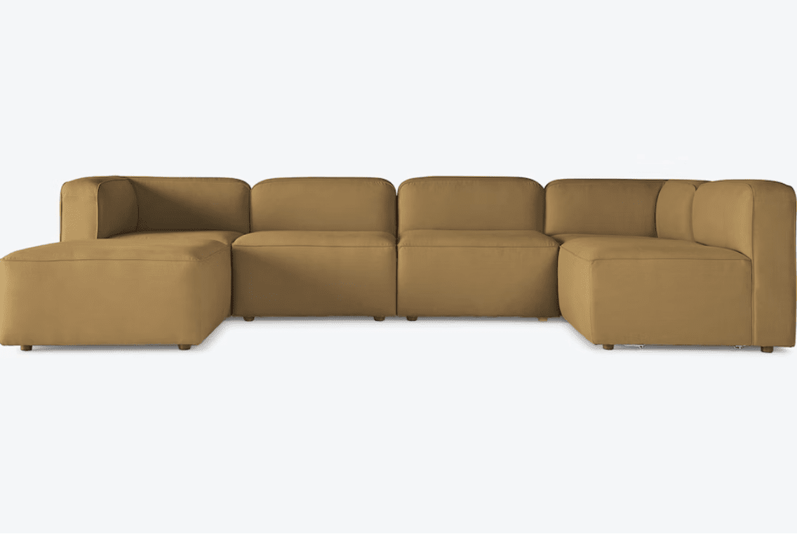 Joybird Logan Modular U-Sofa Bumper Sectional