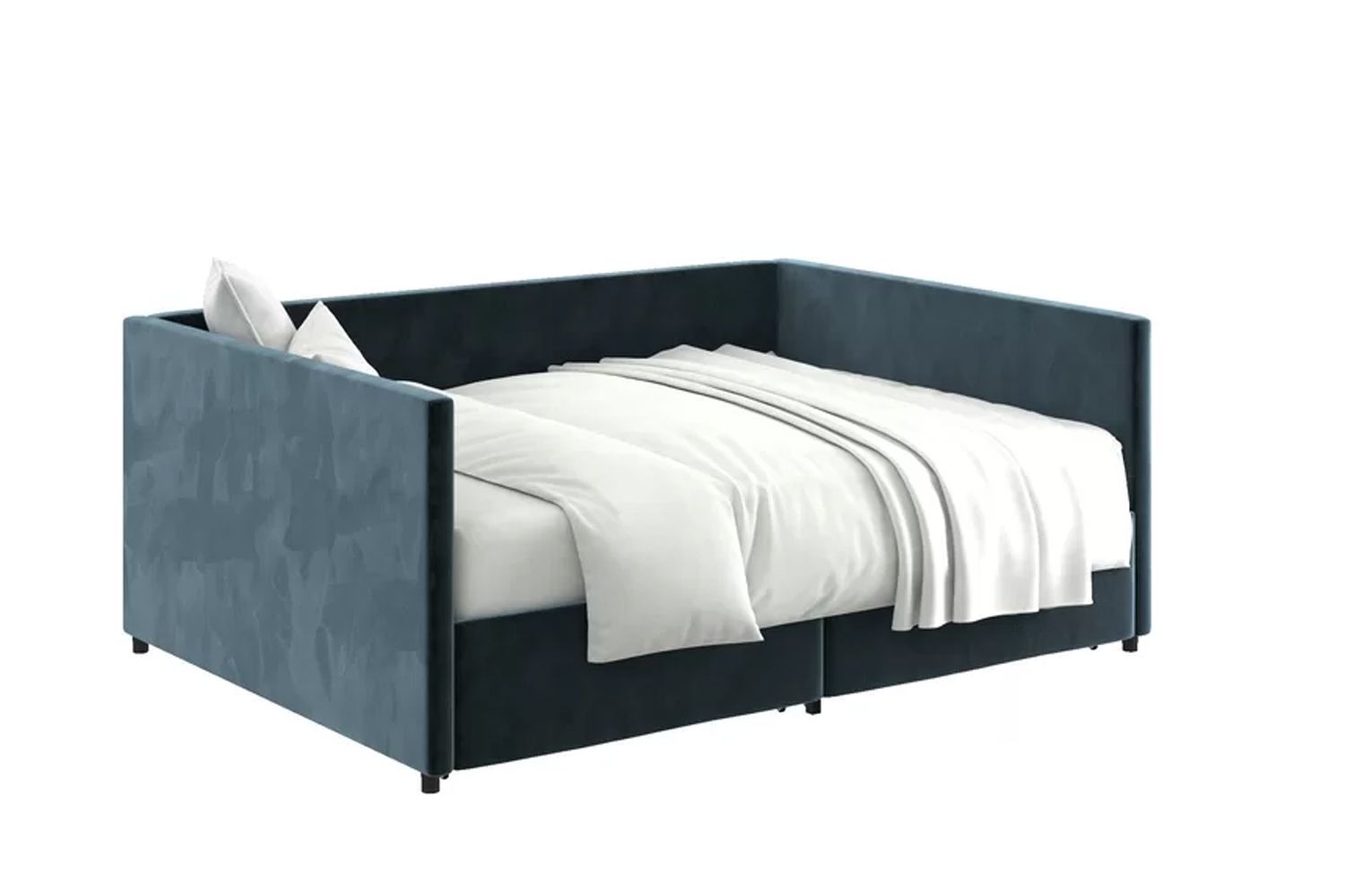 Mercury Row Anais Upholstered Daybed with Drawers